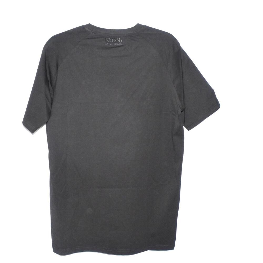 ICON The Muscle Basic Black T-Shirt‎ - Large - Picture 3 of 7